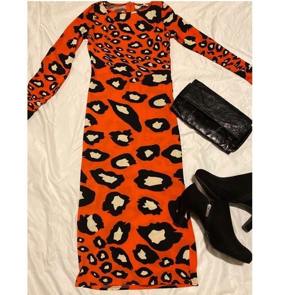 Animal Print Dress - Picture 1 of 6
